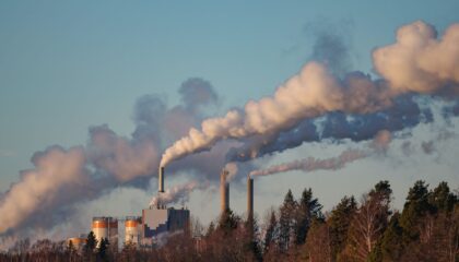burning fossil fuels