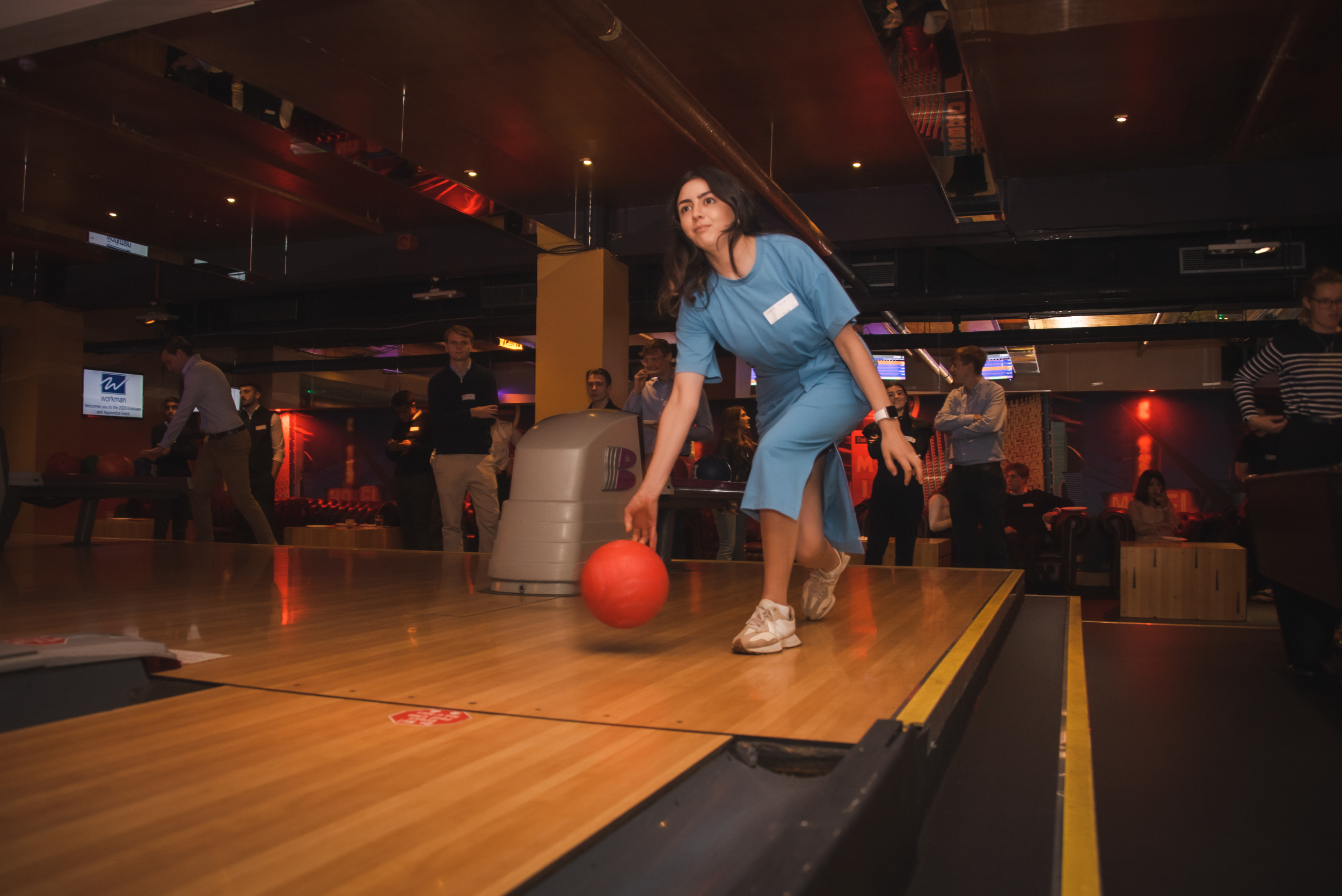 graduates and apprentices bowling