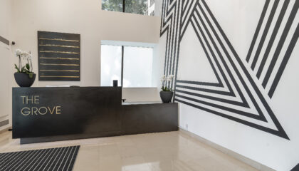 Reception area at The Grove
