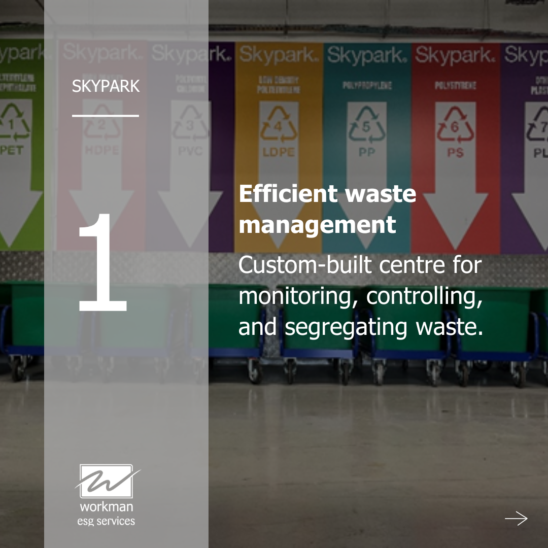 Skypark efficient waste management