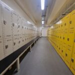 storage lockers at Skypark