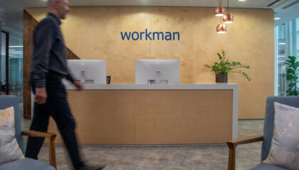 Workman reception room