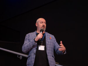 Tony Elvin at Touchwood RL Conference 