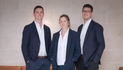 Image of Gareth Soar, Vicky Cotton and Christopher Neil.